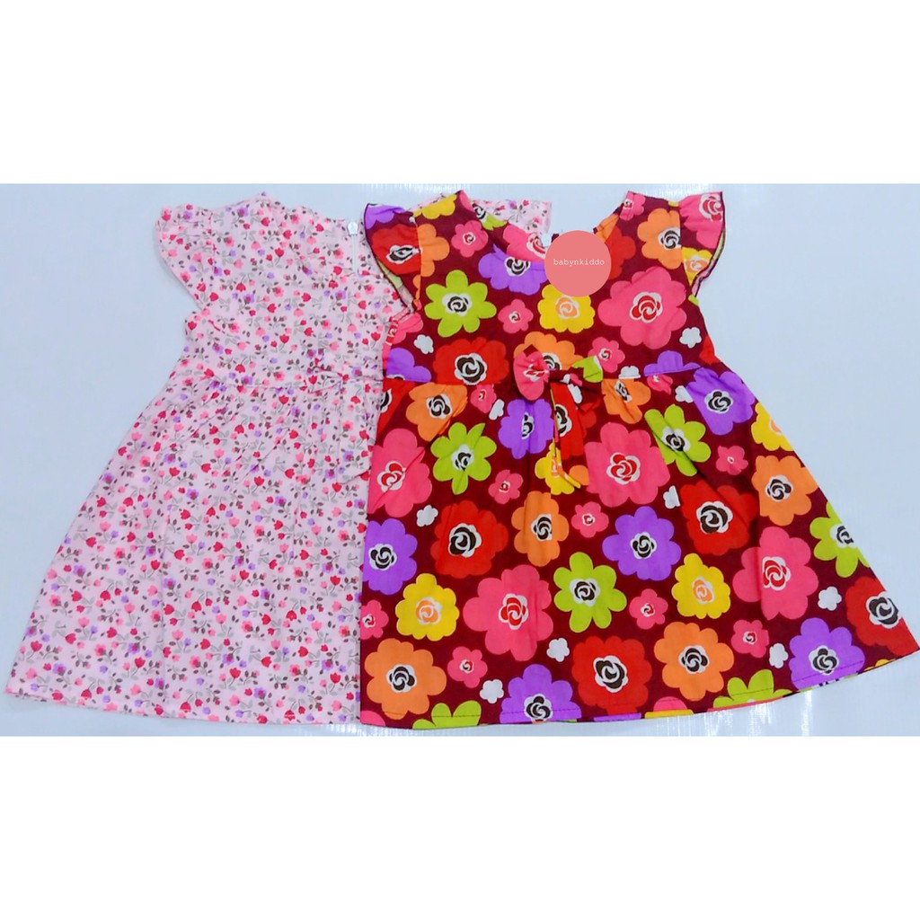 TERUSAN KATUN MURAH DRESS PEREMPUAN BAYI  LUCU  IMUT BALITA 