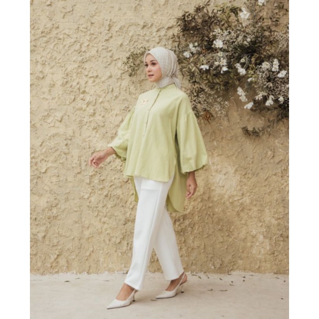 brooklyn kemeja blouse by wearing klamby xl atasan jumbo