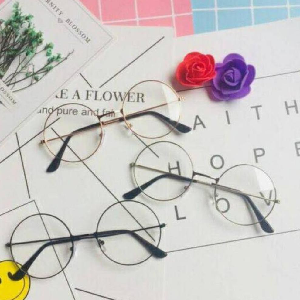 F5 Big Sale Promo Kacamata Bulat Antiradiasi Hp Komputer Gadget -Cyl