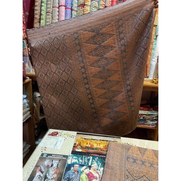 Songket motif ekslusif asli handmade/pandai sikek padang