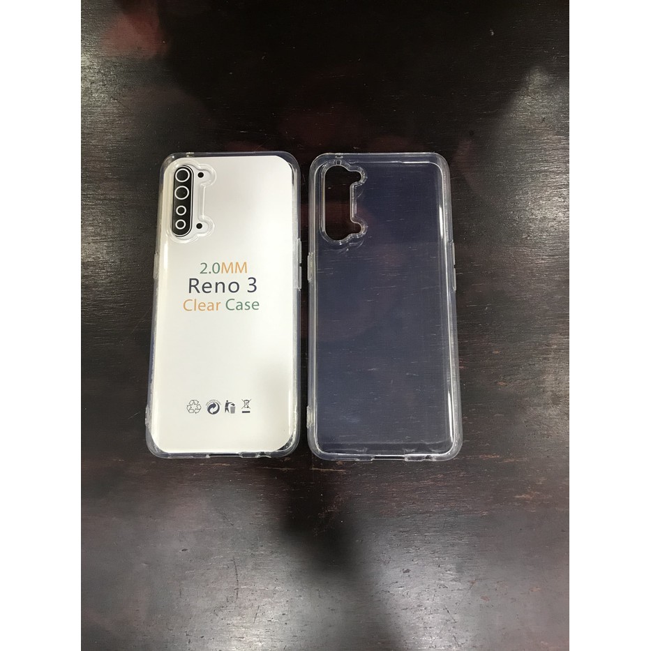 OPPO RENO 3 CASING SILICON SOFT CASE BENING CLEAR
