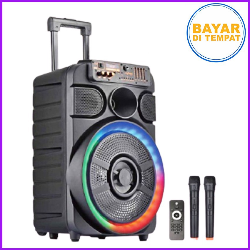 SPEAKER BLUETOOTH +2 MIC +REMOTE ADVANCE K1206