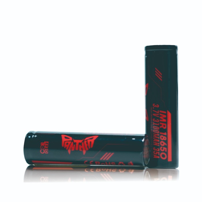 Authentic baterai CoilGear Red Panther 18650 3100mAh 35A