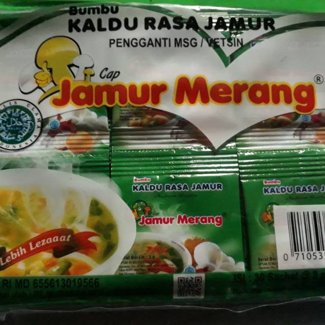 

Kaldu rasa jamur pengganti vetsin/MSG