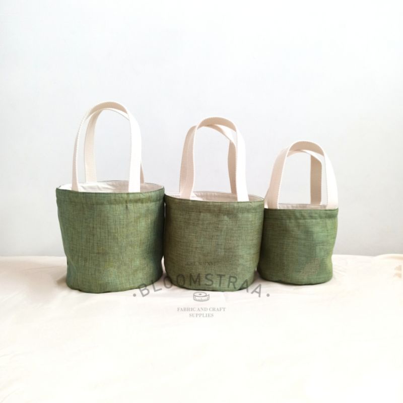 [BURNET] Tas Hampers Bucket Bag Canvas Souvenir Bags Kanvas Jepang