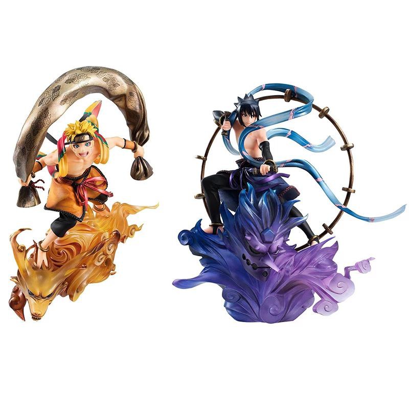 Action Figure Naruto Sasuke Susano Kyubi Kurama Biju GEM