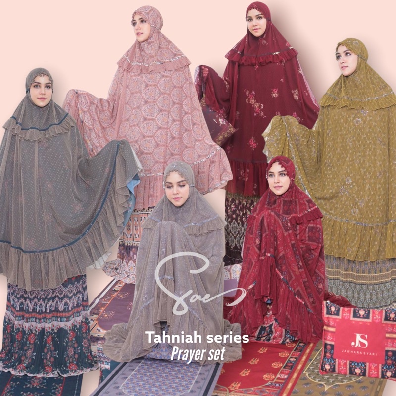 MUKENA PRAYER SET TAHNIAH SERIES AZZAHRA ZAENAB SALMA BY JAWHARA SYARI