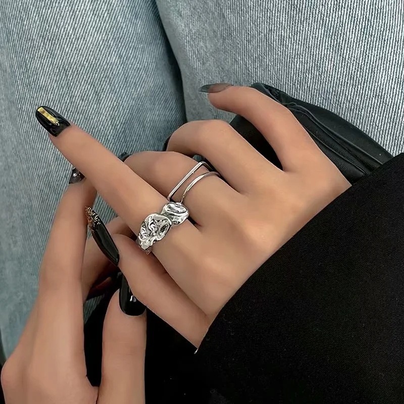 Cincin Model Terbuka Gaya Kepribadian Sederhana