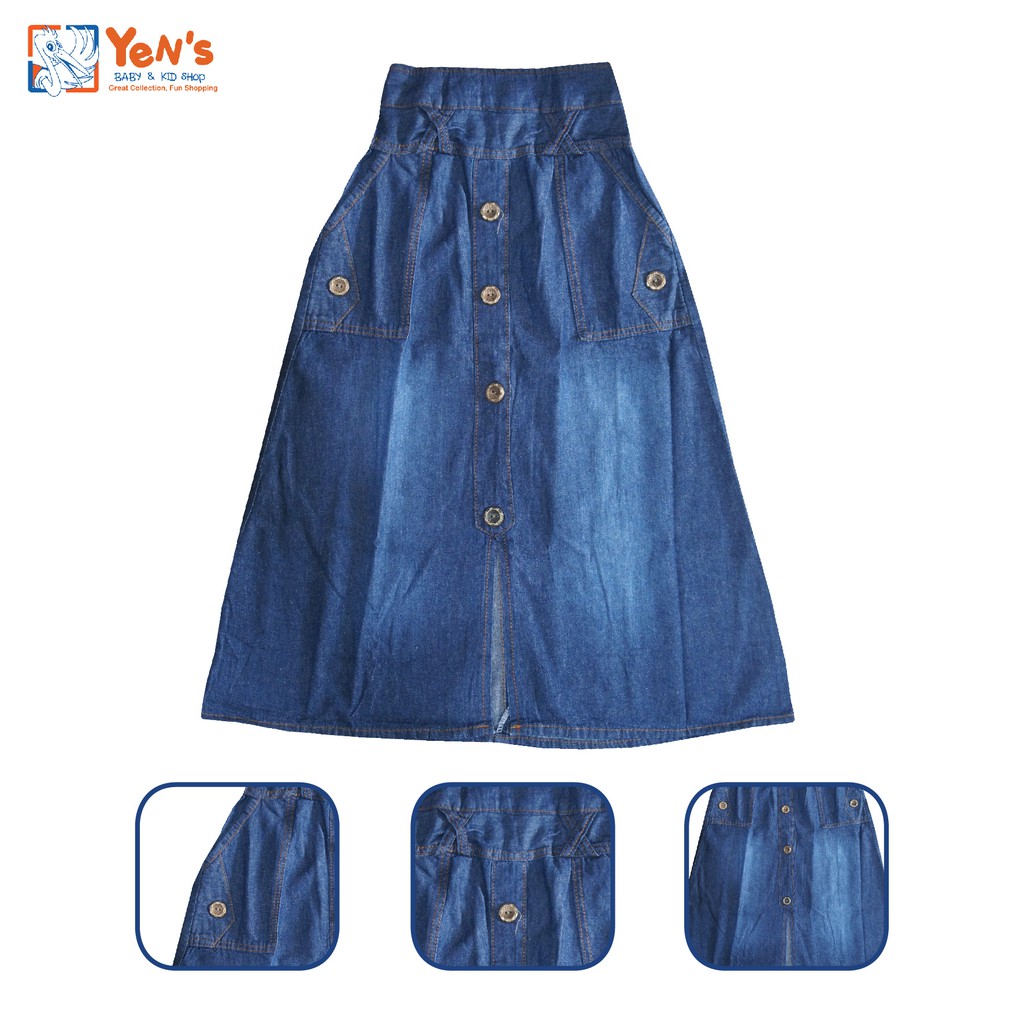 Little Miss Style Rok Jeans Panjang Anak Perempuan