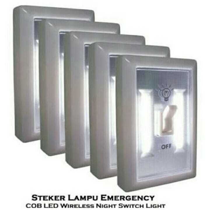 Lampu Lemari Dinding Magnet COB LED 3W LIGHT SWITCH