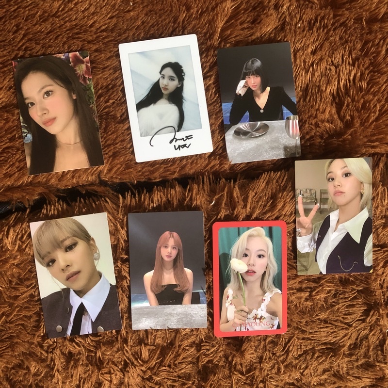 OFFICIAL PHOTOCARD SANA NAYEON MOMO CHAEYOUNG JEONGYEON TZUYU EWO EYES WIDE OPEN FANCY SUMMER NIGHT 