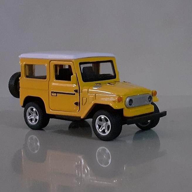 `➱ Diecast Toyota Jeep Land Cruiser Hardtop - Kuning ★ 6VW