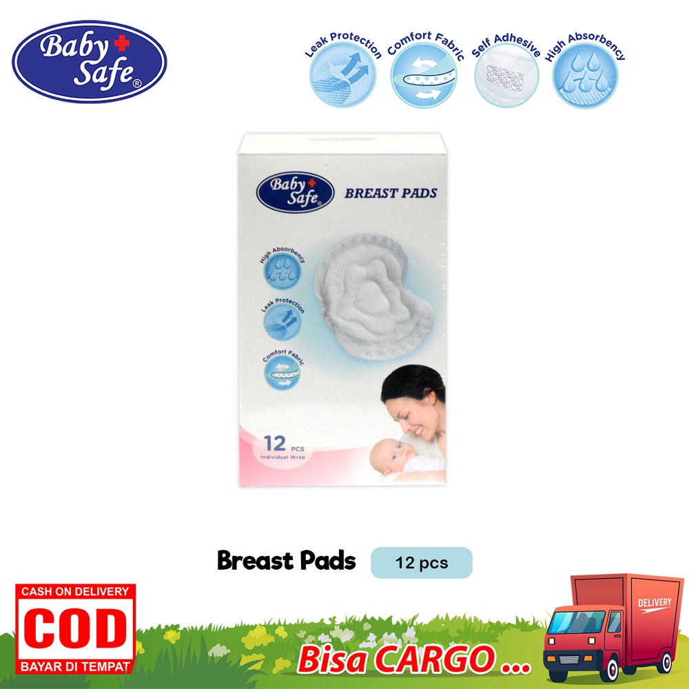 Baby Safe Breast Pad Isi 12 Pcs ( BP012 )