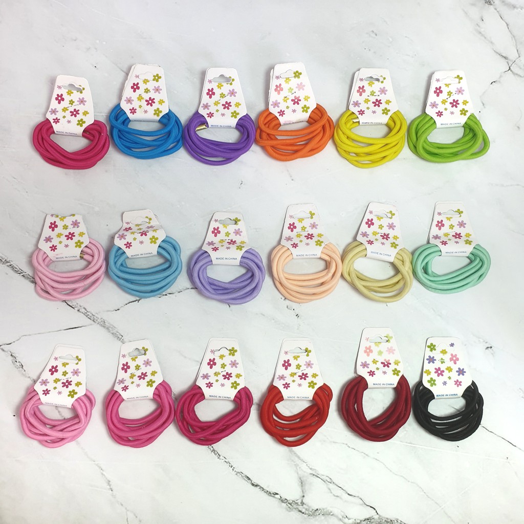 Ikat Rambut Anak Warna 6pcs