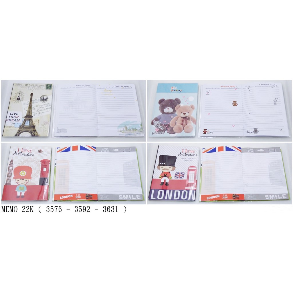 

Buku Tulis Kecil Karakter Anak Murah / Mini Memo M22K