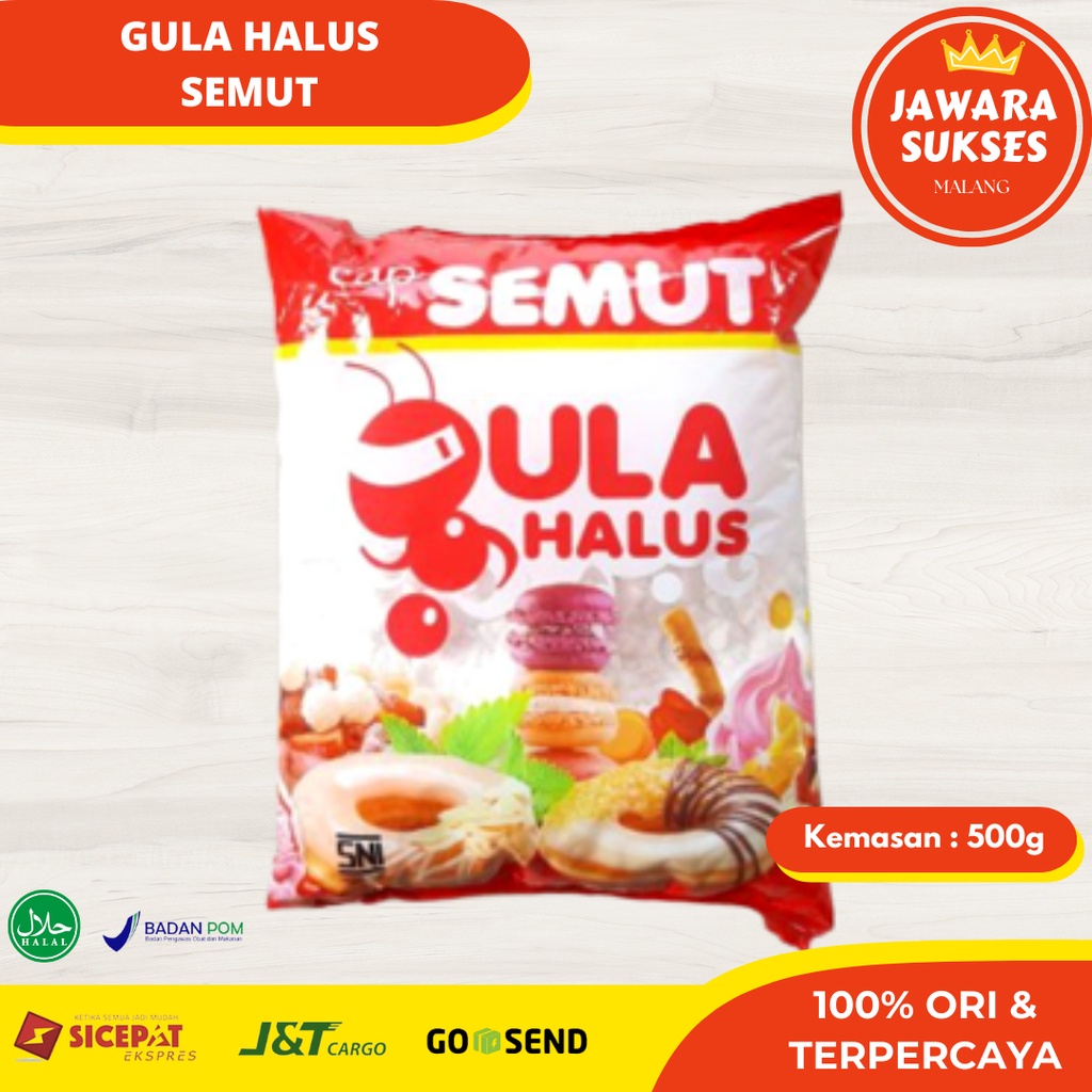 

Gula Halus Cap semut 500gr | Gula untuk donat Halal
