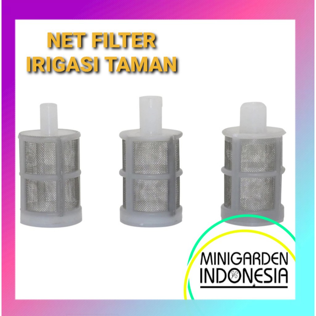 WATER FILTER POMPA DC 8MM 10MM saringan stainless steel net filter micro irigasi taman cuci mobil