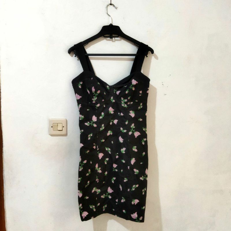 ZARA FLOWER DRESS ORIGINAL 100%