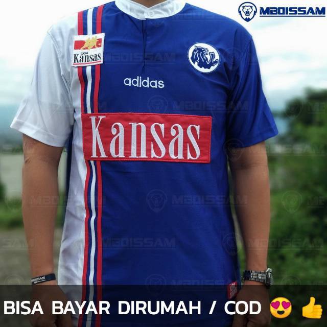 Baju Kaos  Jersey Arema kansas retro jadul  Aremania bahan 