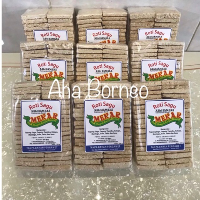 

Roti Sagu Original Mekar Khas Sambas Kalimantan Barat