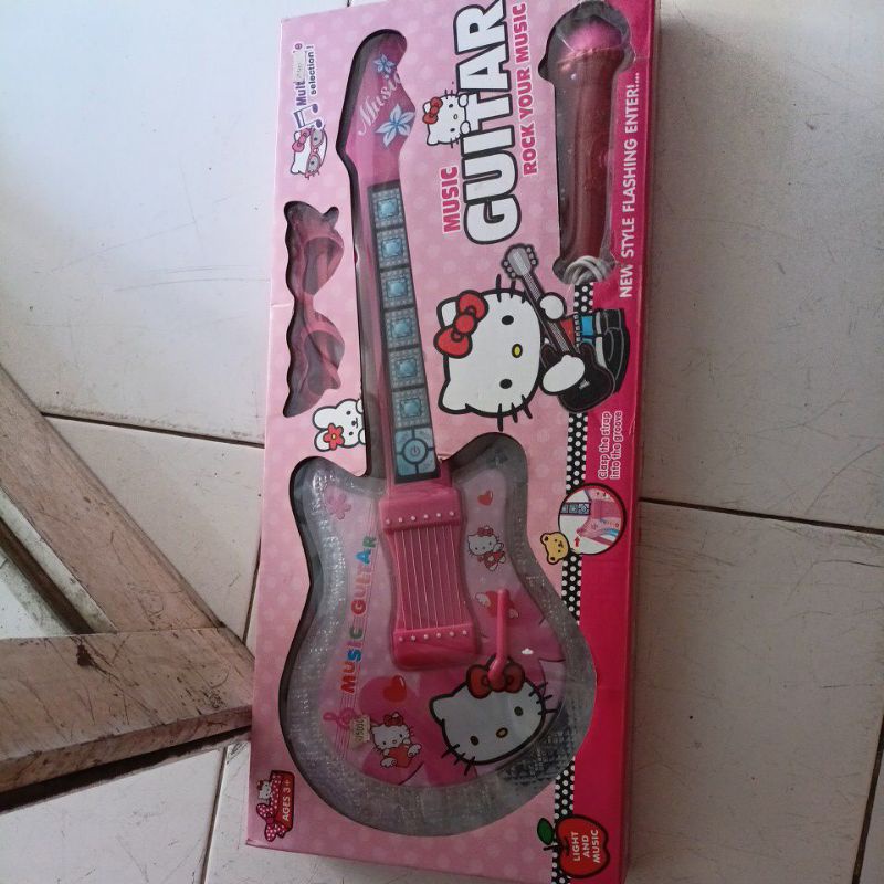 MUSIK GITAR HELLO KITTY ROK YOUR MUSIC