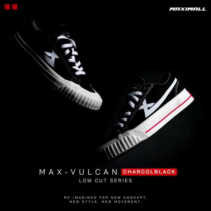 MAXIMALL MAX-VULCAN WHITE LOW CUT SERIES