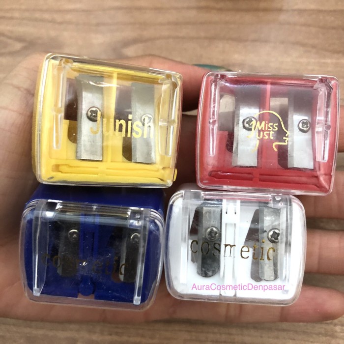 

Rautan Peruncing Pensil Alis lubang 2 / Eyebrow Pencil Sharpener