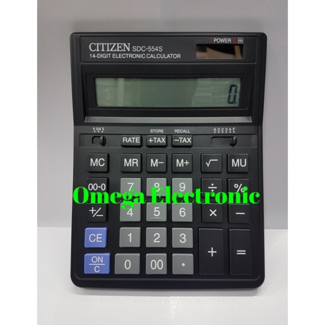 ORIGINAL Citizen Calculator SDC-554S - Kalkulator Meja Kantor Office