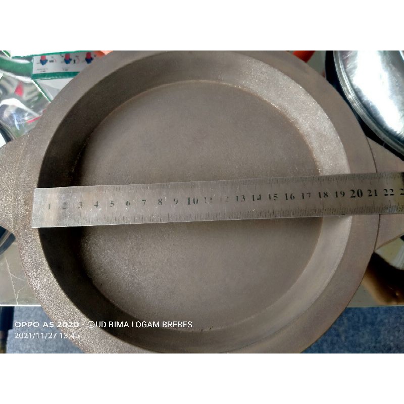wajan  loyang martabak manis ukuran 18-20cm besi cor |FREE SCRAP & FREE TUTUP|
