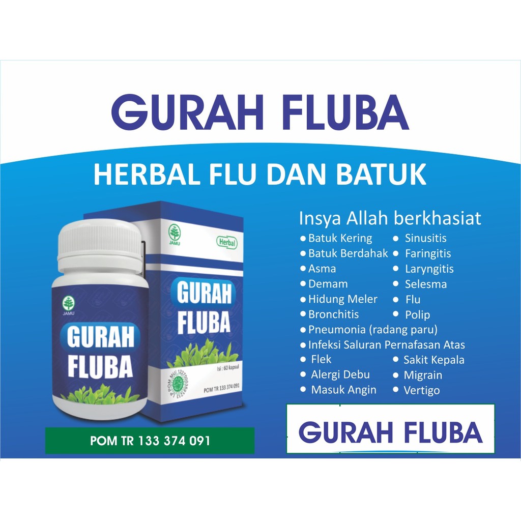 Gurah Fluba Herbal Flu Dan Batuk Indonesia