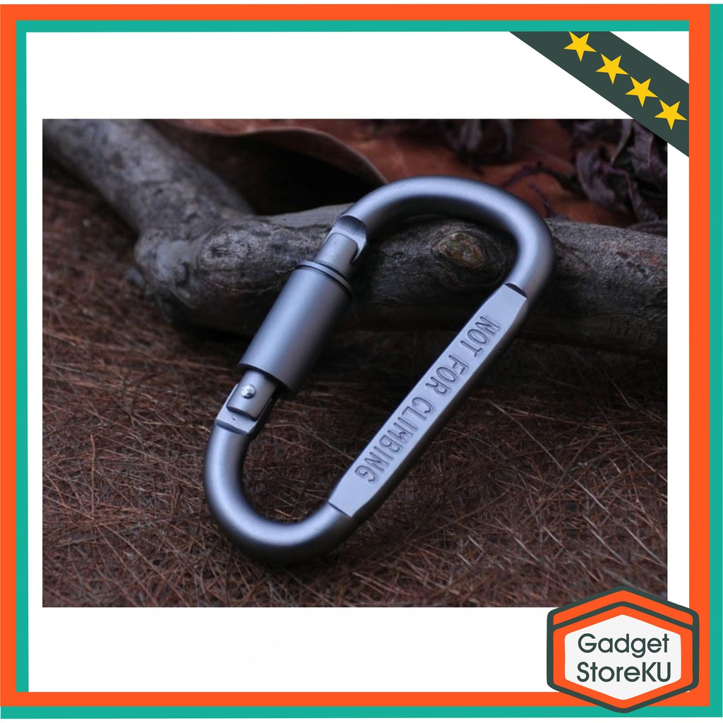 Karabiner/ Outdoor Quickdraw Carabiner Buckle/ Gantungan Tas