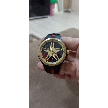 Jam tangan pria Ferrari Scuderia second Original Authentic Preloved Very Good Condition Like New