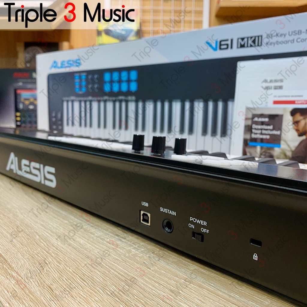 Alesis V61 V 61 Midi Controller with Pad
