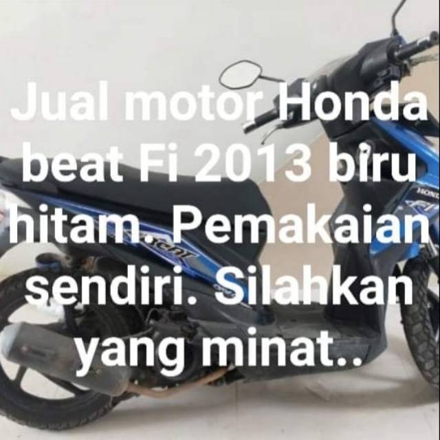 Honda beat fi 2013