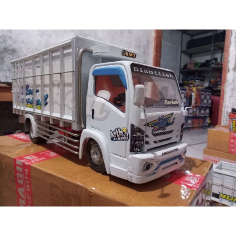 miniatur truk oleng kabin jungkit new tawakal 5