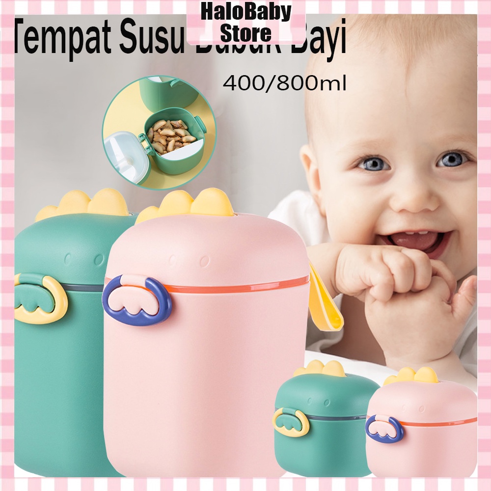 Halobaby Tempat Susu Bubuk Portable / Wadah Susu Bubuk Makanan Kecil