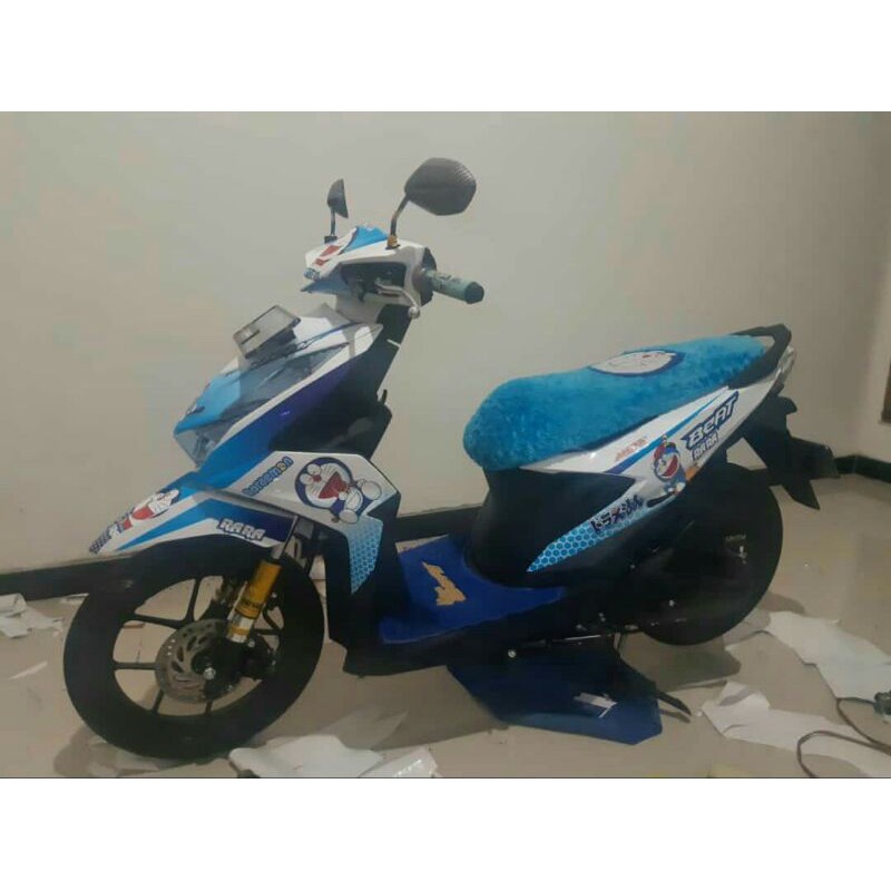 Decal sticker beat new 2020 doraemon dekal beat 2020 doraemon fullbody