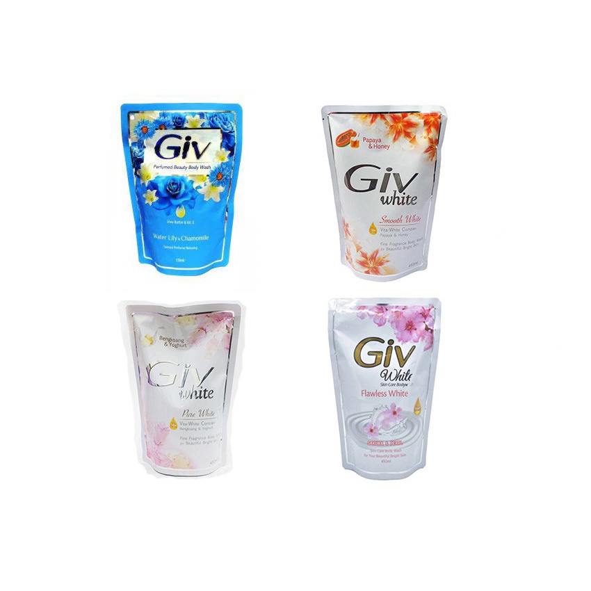 (Refill) Giv White Skin Care Body Wash - 60ml