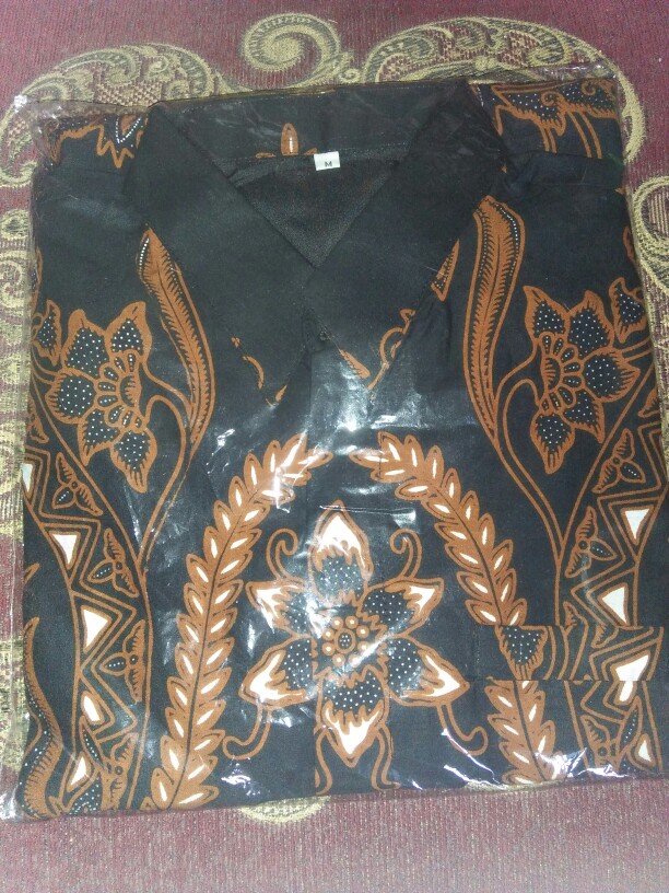 Astama Kemeja Batik Pria Lengan Pendek Full Furing Bahan Katun Sragenan By Kanaya