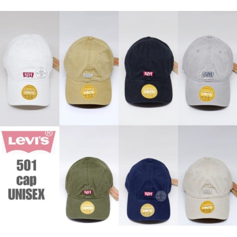Grosir (SSC) Topi Baseball Levis 501 Logo Import topi logo bordir 501 Premium Termurah