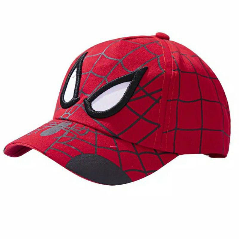 TOPI KARAKTER ANAK LAKI LAKI/COWOK/TOPI KARAKTER SPIDERMAN