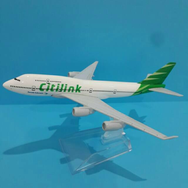 Miniatur diecast pesawat CITILINK