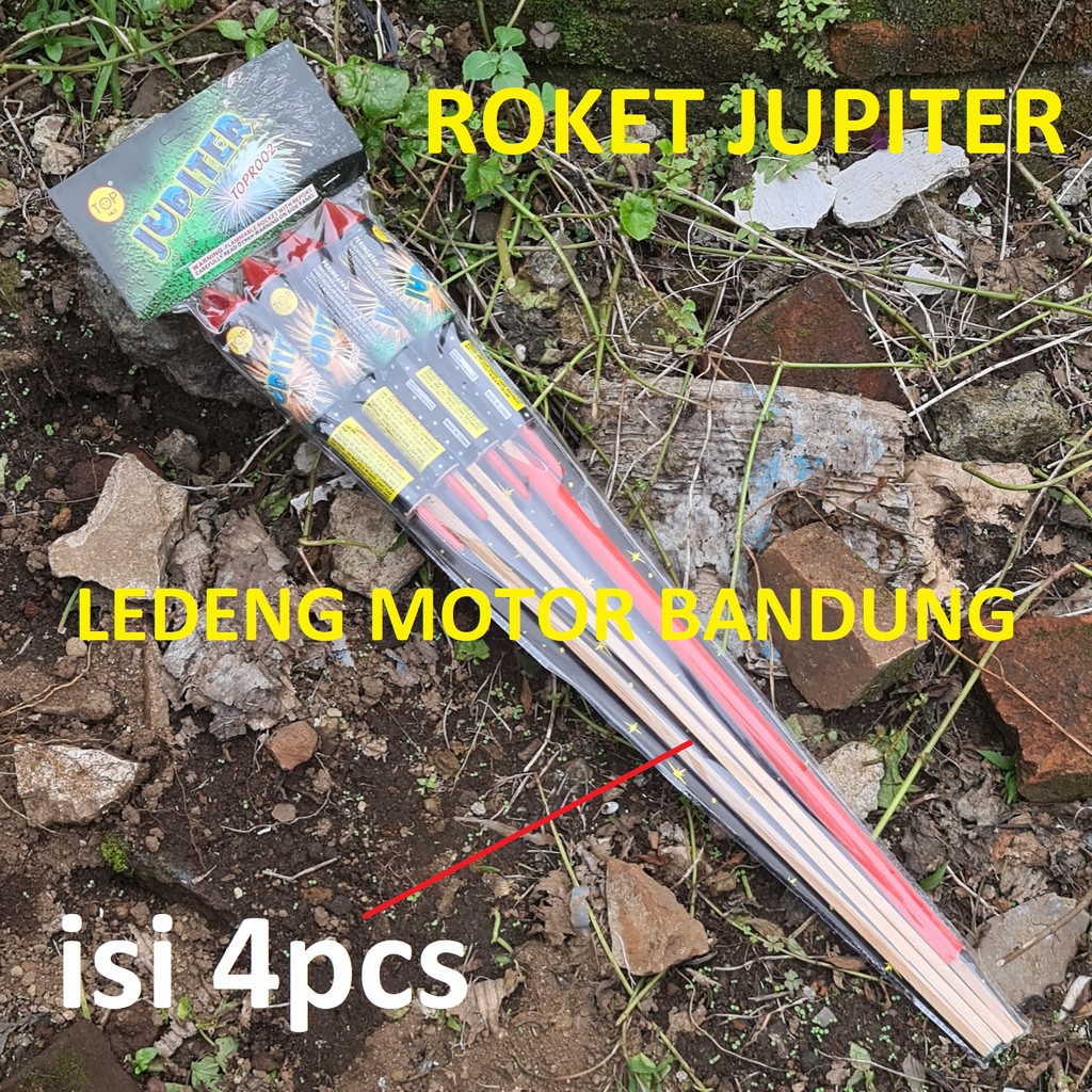 Kembang APl 4 Roket Jupiter Fire Work Top isi 4pcs