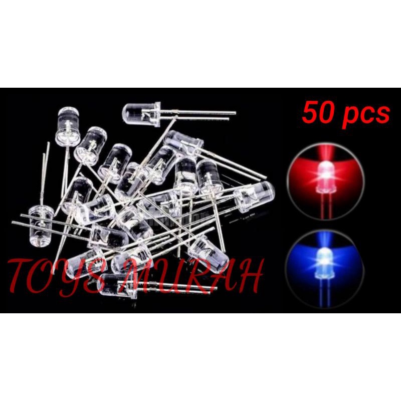 lampu led 5mm kedip 2 warna