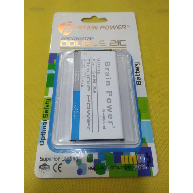 Baterai double power SAMSUNG S5