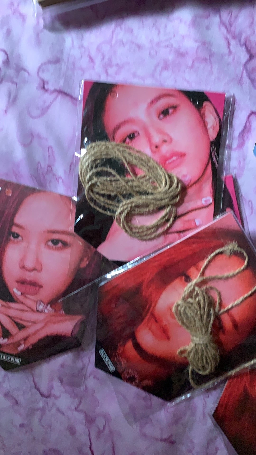 [bayar Di Tempat]poster Kpop Bts Blackpink Diy Gambar Bendera Gantung