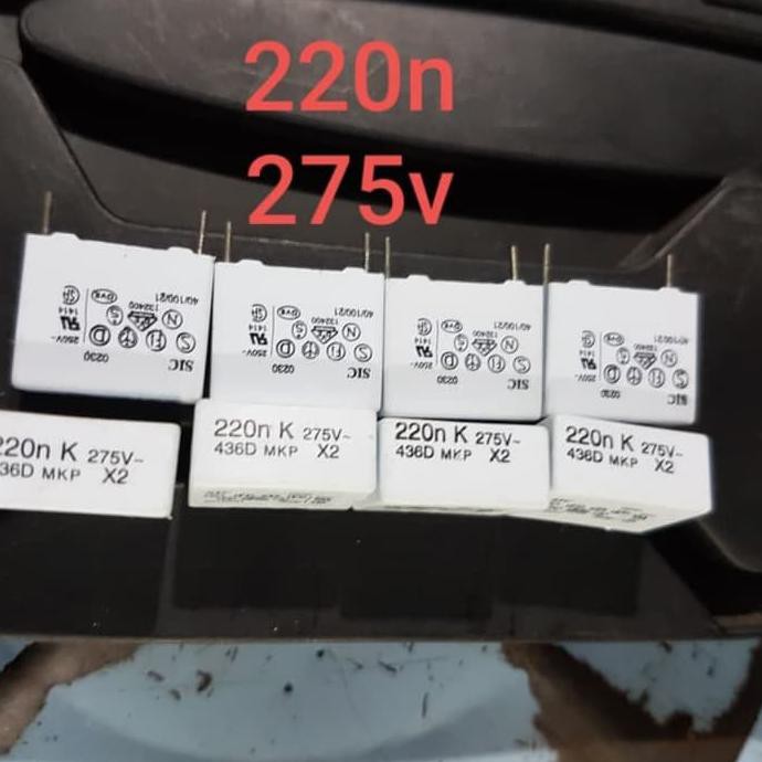 224 220 220N 0.22Uf 0.22 220Nf 275V Kapasitor Bukan 400 450 400V 450V