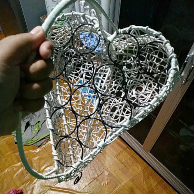 Keranjang Aqua Love - Keranjang Aqua Rotan Sintetis 14 Cup - Keranjang Air Mineral Rotan Cup 14