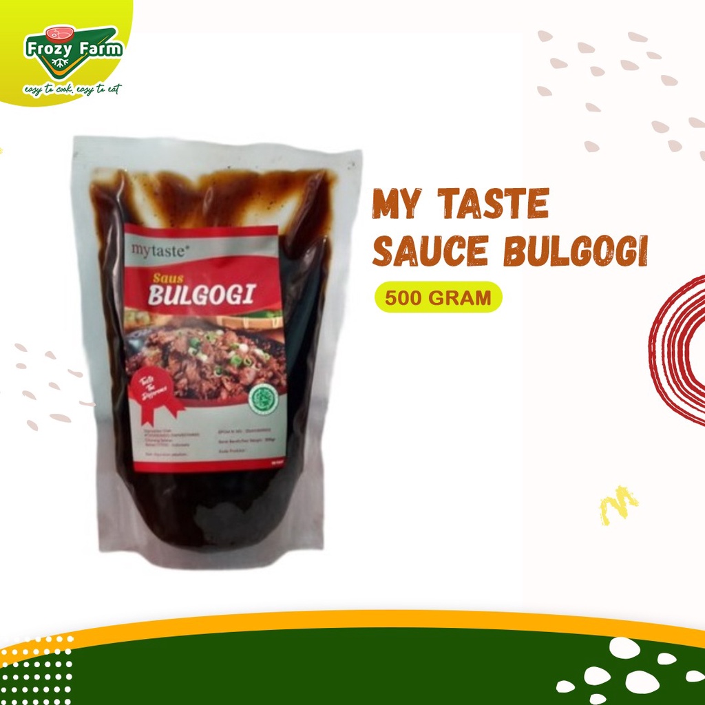 

Distributo My Taste Sauce Bulgogi 500 Gram - FROZY FARM