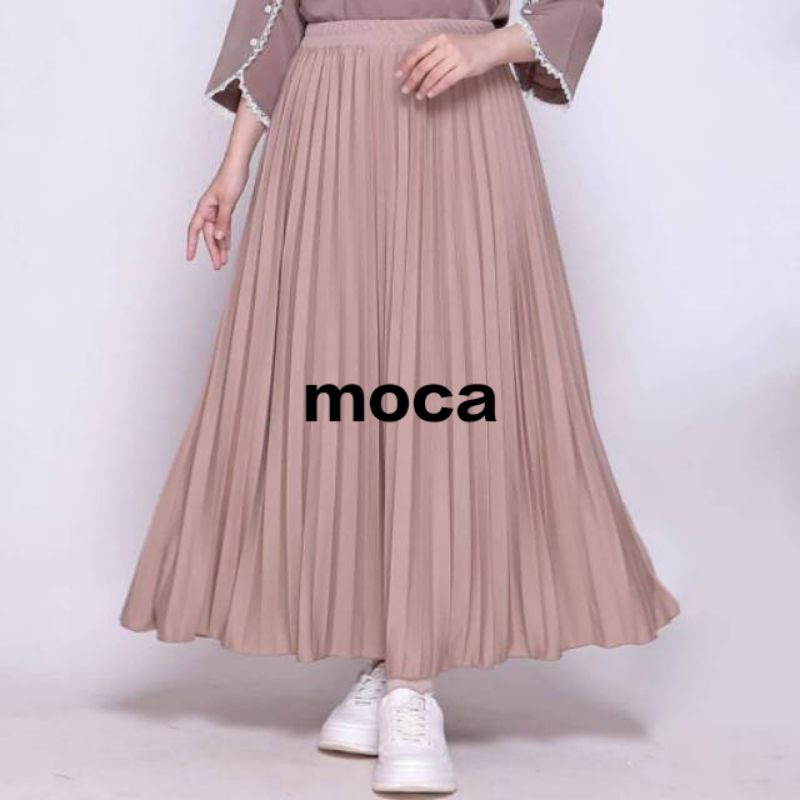 ROK PLISKET WANITA PREMIUM / ROK PLISKET / ROK PLISKET PANJANG / ROK PLISKET JUMBO / ROK PLISKET MAYUNG / ROK PREMIUM